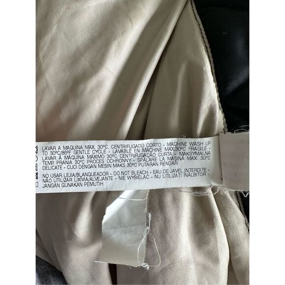 Zara‎ Basic Outerwear Women’s Black Full Zip Bomber Jacket Size Small - Picture 8 of 11